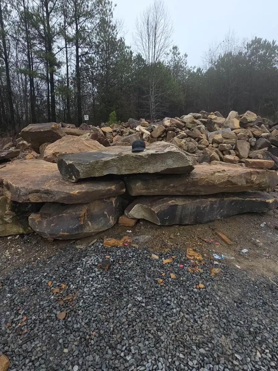 Large natural boulders for landscape focal points